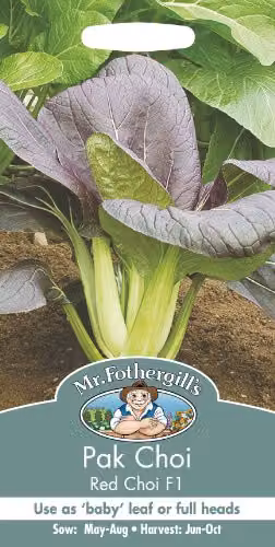 Mr Fothergill's Red Choi F1 Vegetable Seeds – 1