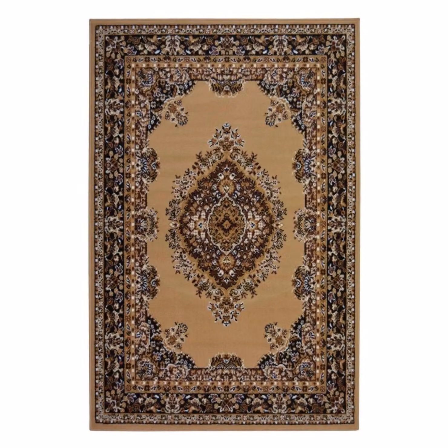 THE RUGS Maestro Collection Traditional Design Brown Oriental Rug, W: 160 cm, L: 230 cm – 2