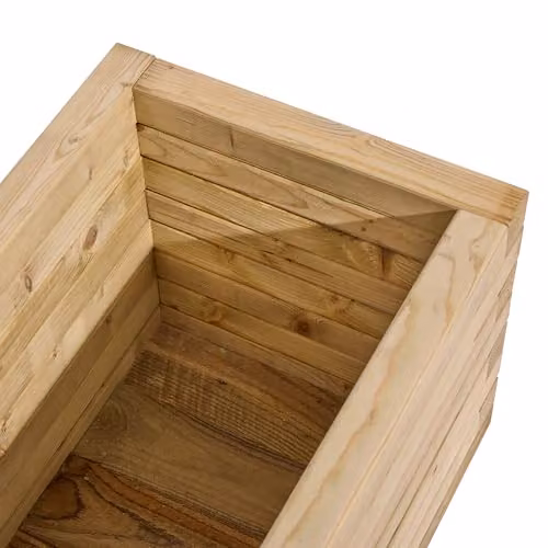 Rowlinson Premier Patio Trough Planter in Brown, W: 120 cm, D: 40 cm, H: 37 cm – 3