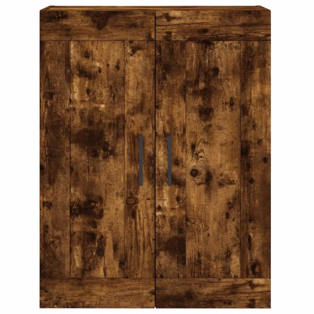 Berkfield Home Wall Mounted Cabinets, 2 Piece Set in Smoked Oak Brown – 3