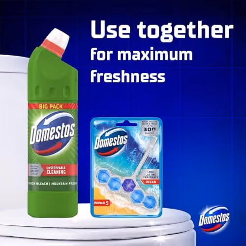 Domestos Thick Mountain Fresh Bleach Disinfectant, 1L, 12 Pack – 2