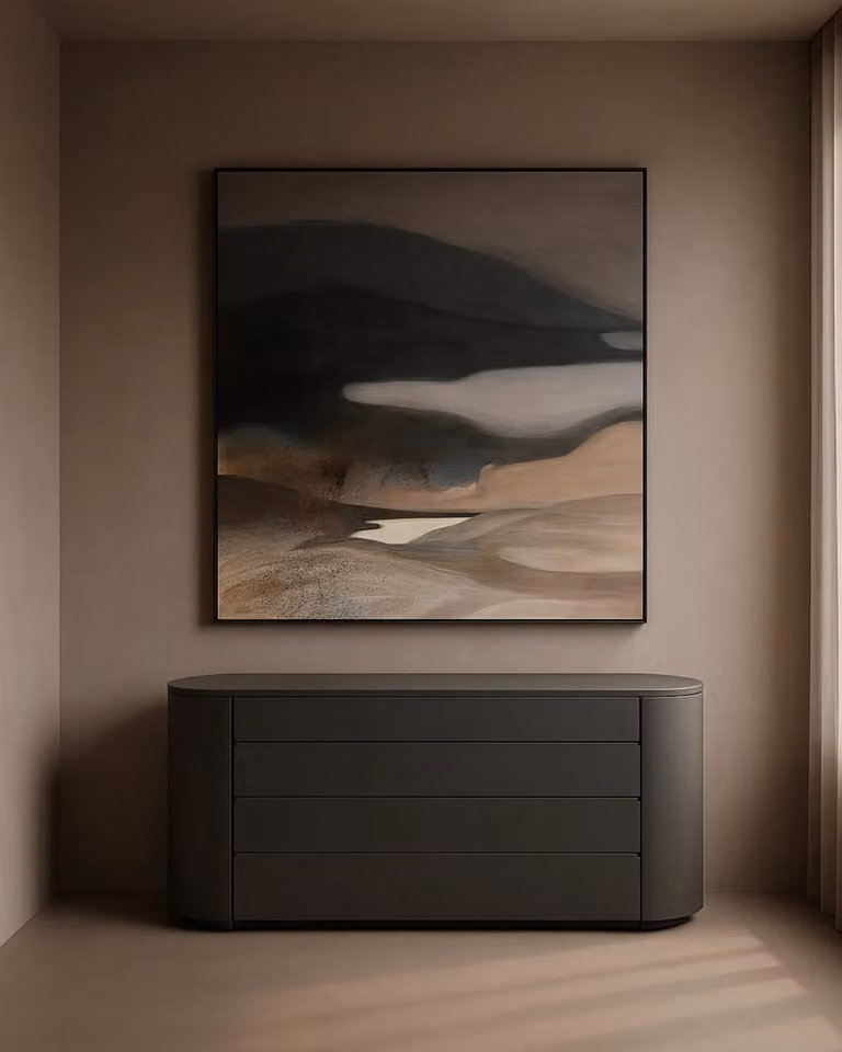Sims Dresser in Matte Dark Grey