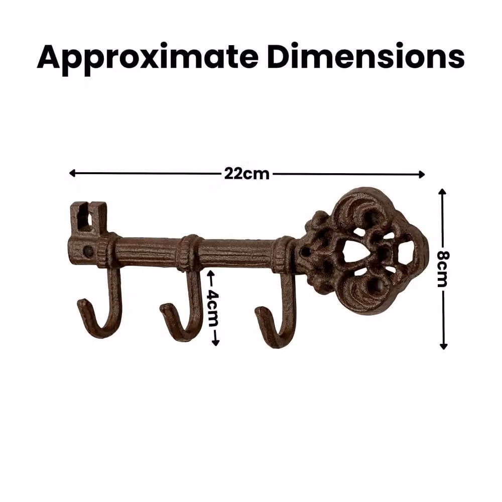 Marco Paul Brown Cast Iron Wall Mounted Key Holder Hook – 2