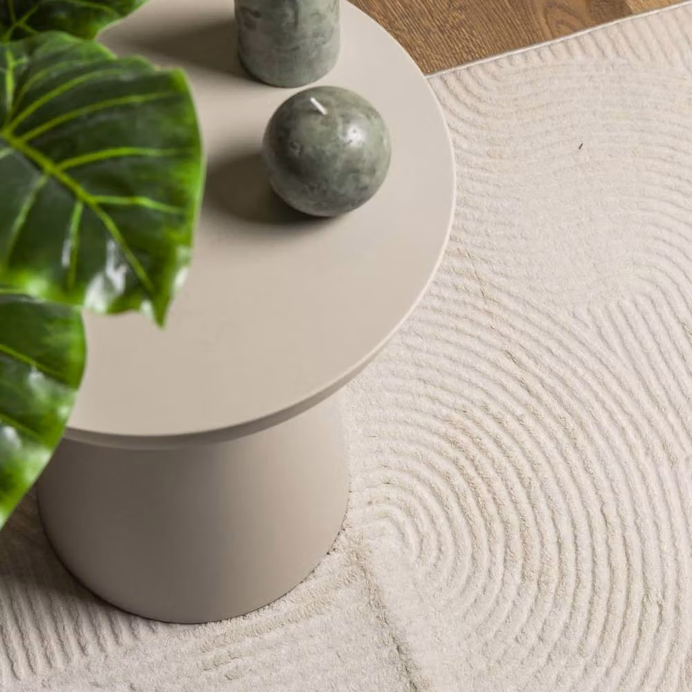 Berkfield Home IZA Scandinavian Style Short Pile Rug in Beige, W: 80 cm x L: 150 cm – 2