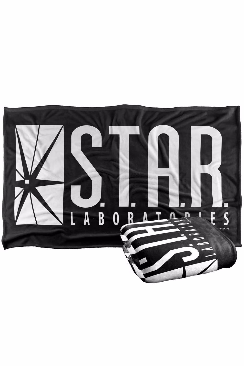 LOGOVISION The Flash S.T.A.R. Labs Logo Super Soft Fleece Throw Blanket, Multicolour, W: 152 cm, D: 127 cm – 7