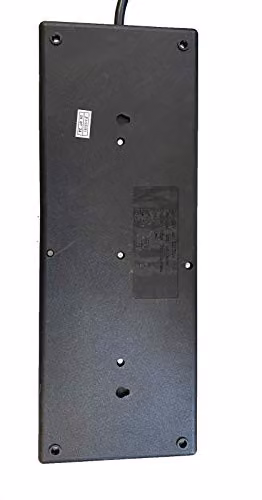 ShaniTech 8 Gang Switched Surge Protected Extension Lead with Neon Indicators, Black – 4