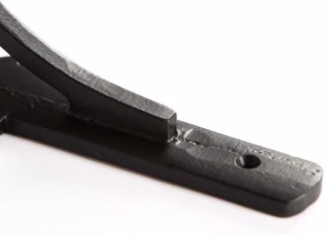 Hammer and Tongs Matt Black Curved Iron Shelf Brackets, Pack of 6, Depth: 20.5 cm