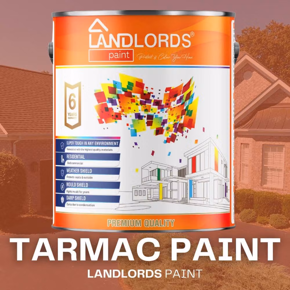 Landlords Black Tarmac Paint, 20L – 2
