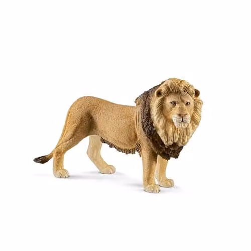Schleich Wild Life Lion Toy Figurine, Brown