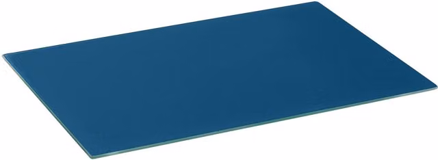 Harbour Housewares Blue Glass Rectangular Chopping Board, W: 50 cm x D: 40 cm – 5