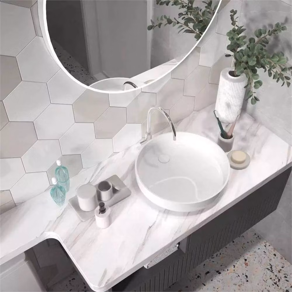 SPETLEK Self Adhesive White Kitchen Worktop Covering Vinyl Film – 3