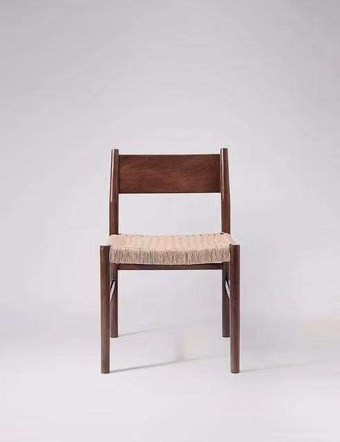 Swoon Ebbe Modern Mango Wood Dining Chair in Dark Brown