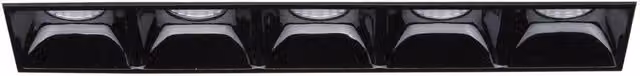 Netlighting Lika 5 Light LED Recessed Spotlight in Black