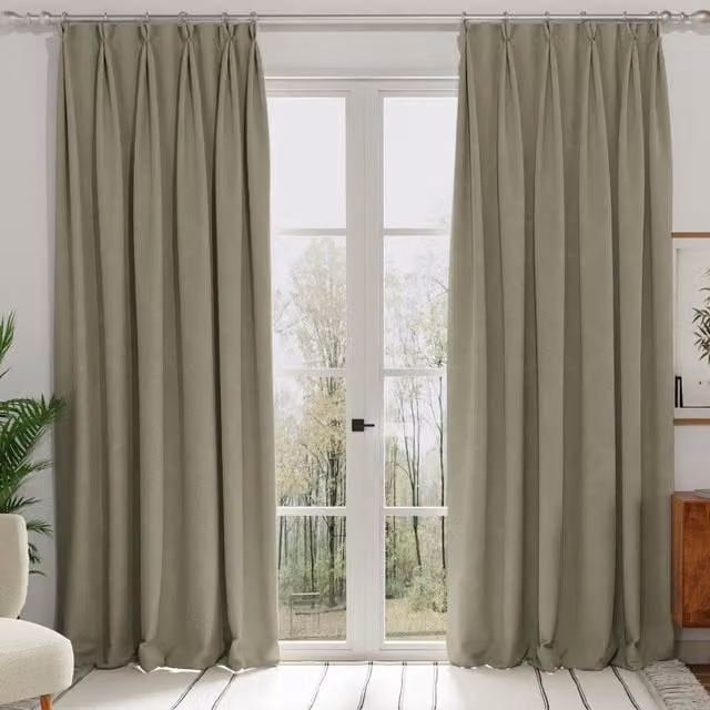 Terrys Modena Recycled Made to Measure Blackout Fabric Panel Curtain in Mist