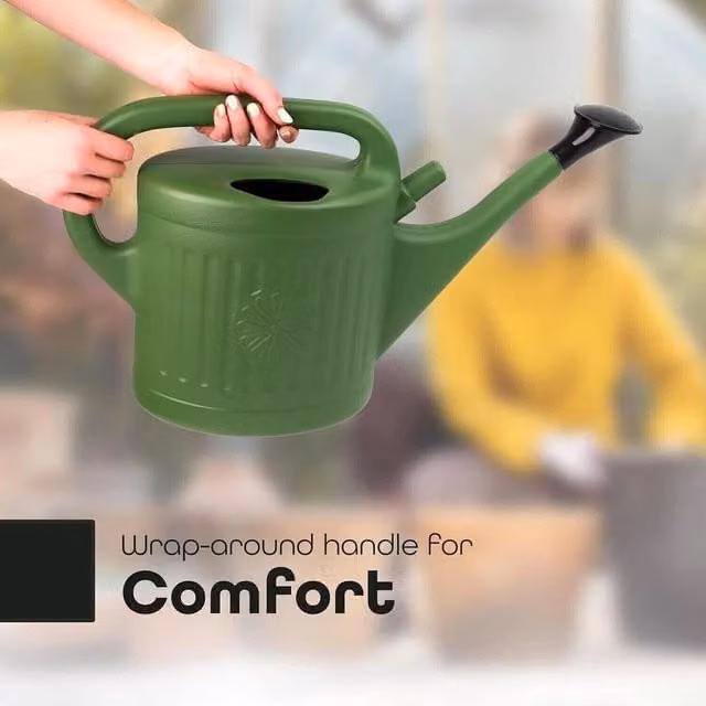FLAVORA 10l Garden Watering Can in Green