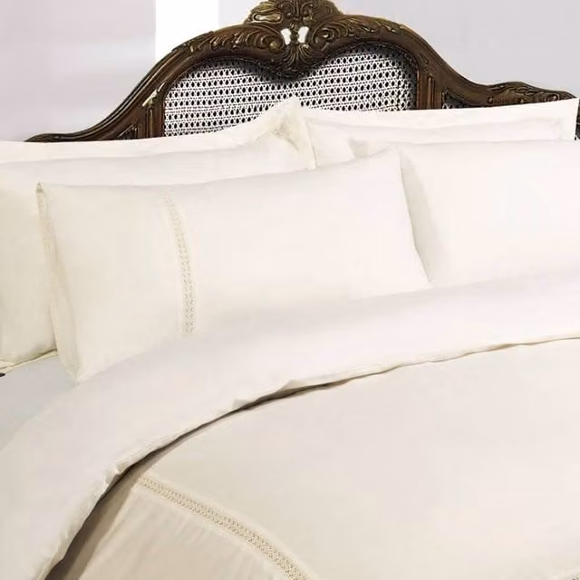 Sweet Dreams Vermont 300 Thread Count 100% Egyptian Cotton Pillowcase in Beige or White
