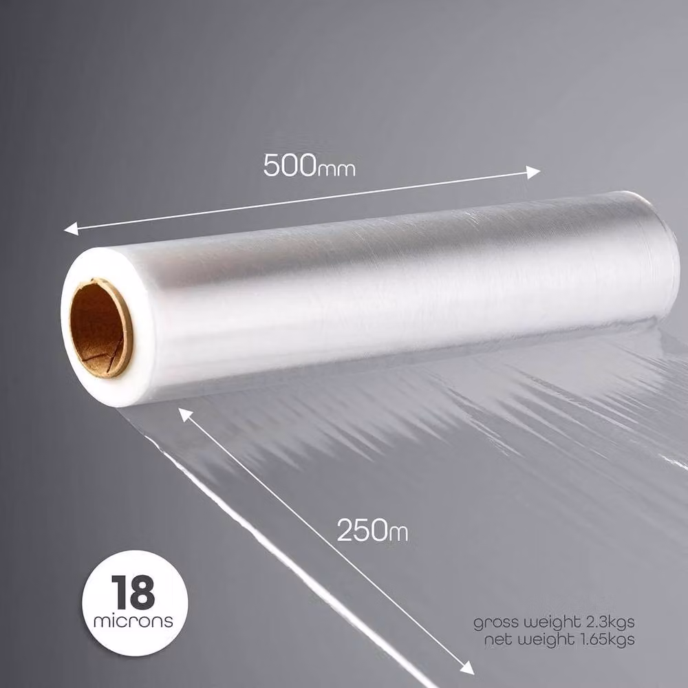 SPETLEK Clear Shrink Wrap Packaging Film for Moving Home Furniture, Width: 52 cm, Length: 250 m – 2