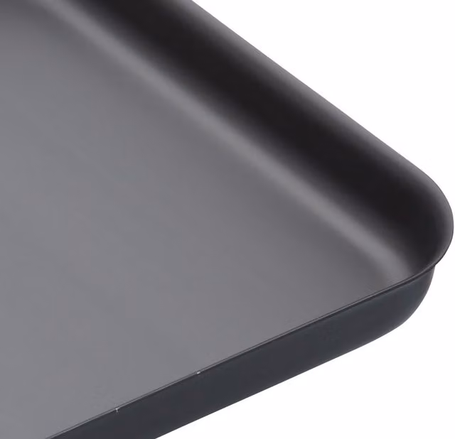 MasterClass Non-Stick Hard Anodised Aluminium Rectangular Baking Sheet, 42 cm, Black – 1