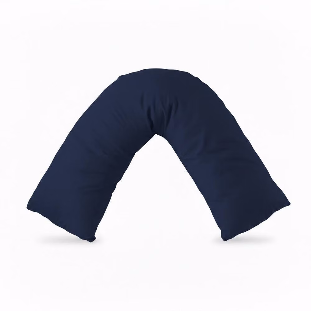 Snug City V Shape Maternity Pillowcase in Navy Blue Polycotton – 2