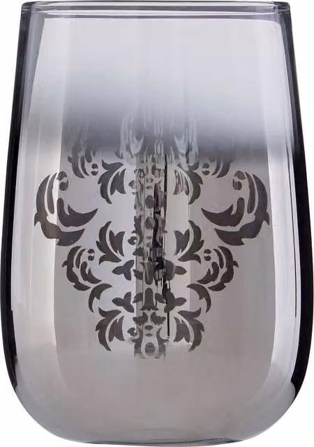 Orsina Elissa Silver Transparent Glass Tumbler, 320ml – 1