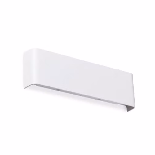 Netlighting Delta LED Up and Down Flush Wall Lamp, White, 4000K, 30 cm