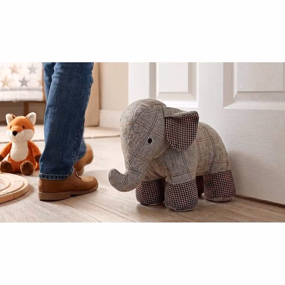 FLAVORA Multicolour Novelty Animal Fabric Weighted Door Stop – 2