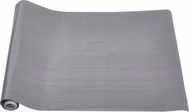 Livingandhome Self-Adhesive Wood Grain Wallpaper Roll in Grey
