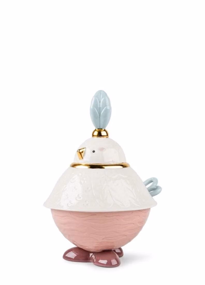 Lladró Kawki Sugar Bowl Multicolour Porcelain