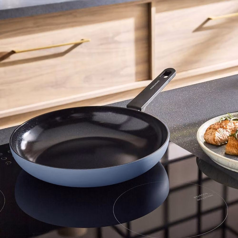 Morphy Richards Blue Aluminium Frying Pan with Ceramic Coating, 28cm, Oven Safe – 8