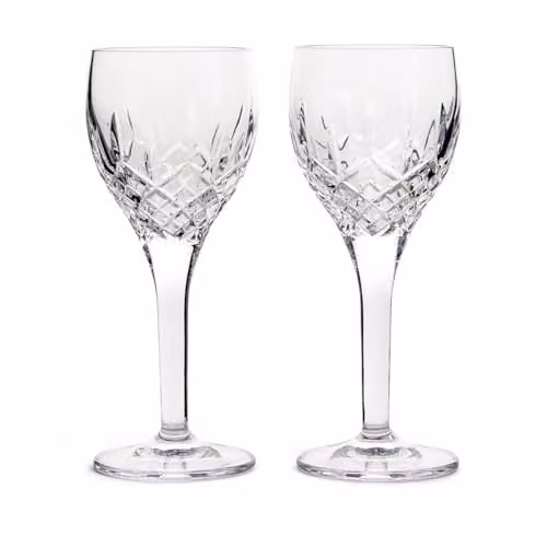 Royal Doulton Ashmere Set of 2 Transparent Lead-Free Crystal Wine Glasses – 1