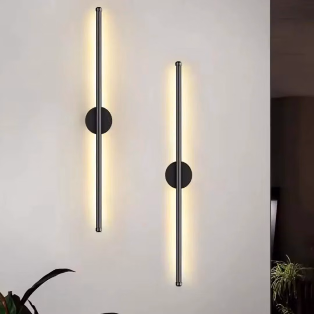 SPETLEK Dimmable LED Exterior Wall Light, Black Modern Up and Down Long Strip Sconce with IP65 Waterproof Rating – 4