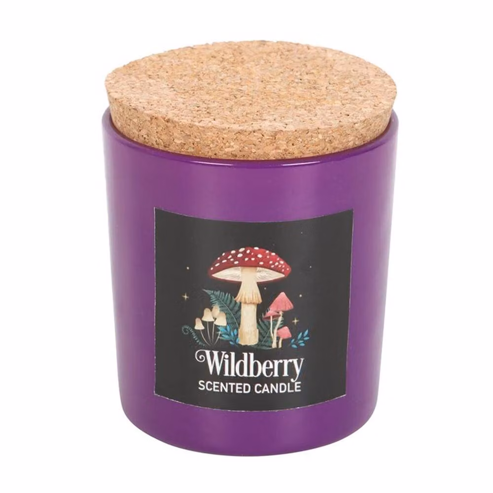 Uniqueful Forest Mushroom Wildberry Tabletop Candle in Purple – 2