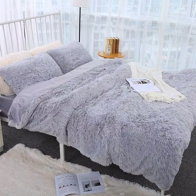 SPETLEK Grey Teddy Fleece Weighted Blanket for Kids Sensory Anxiety Relief, W: 130 cm, H: 160 cm – 1