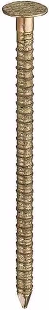 Unifix Gold Galvanised Annular Drywall Nails, 40 x 2.65 mm, Box of 25