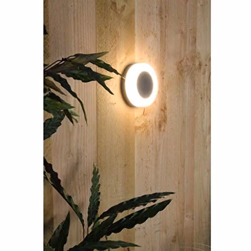 Luxform Lighting Paris Modern Garden Step Wall Light in White and Black – 2