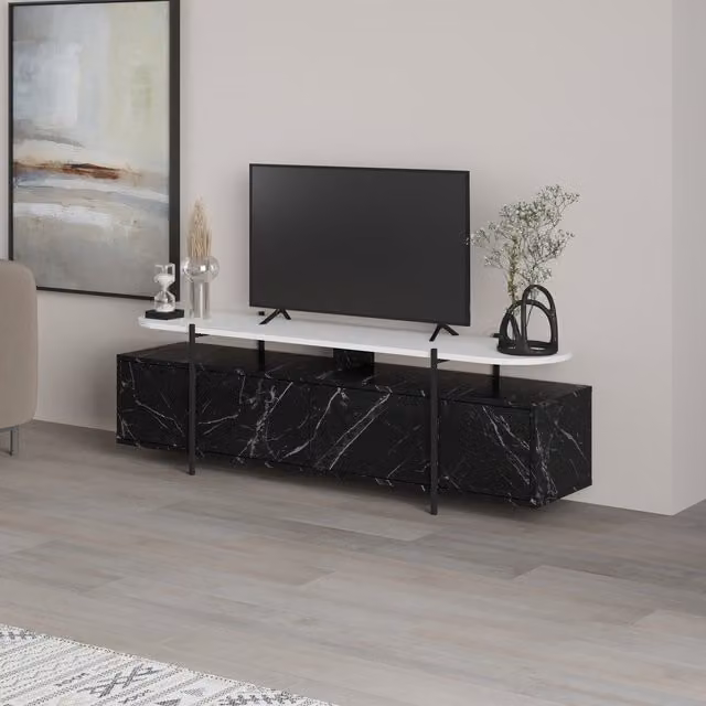 Hanley Modern White Multimedia Centre TV Unit
