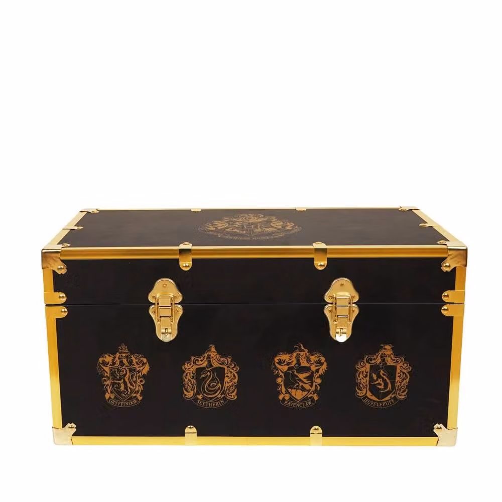 Warner Bros Harry Potter Alumni Vintage Black and Gold Luggage Chest – 4