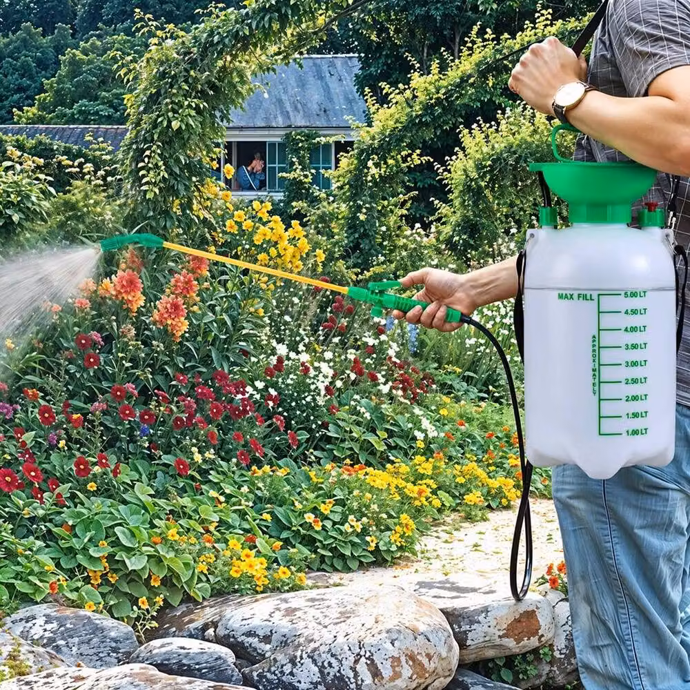 Spetlek White Manual Garden Pressure Sprayer with 5L Capacity – 3