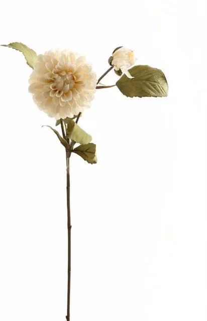 Hill Interiors Dahlia Artificial Flower in White