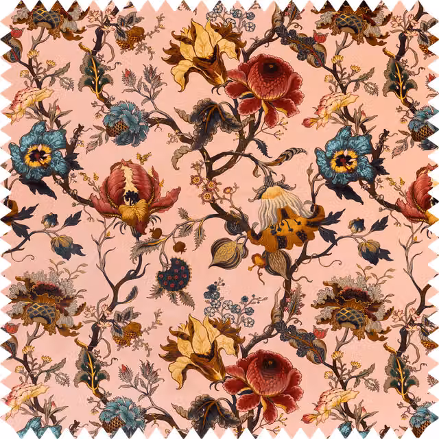 House of Hackney Artemis Velvet Chair in Blush Pink