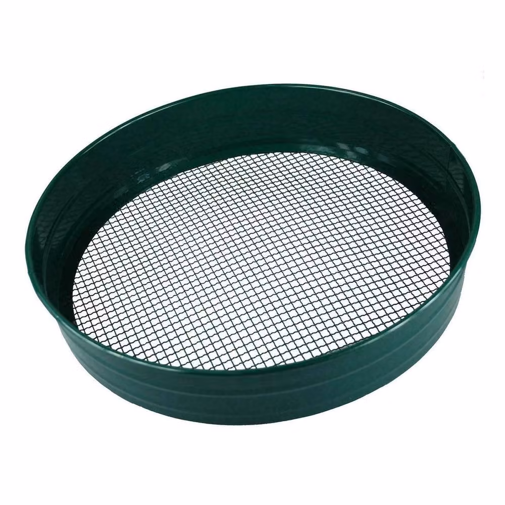 FLAVORA Heavy Duty 1/4 inch Garden Riddle for Sifting Soil and Compost, Green – 2