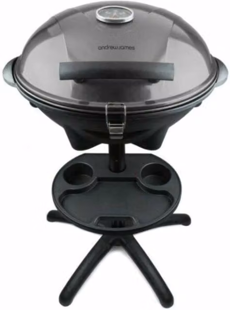 Andrew James Grey Tabletop Electric BBQ