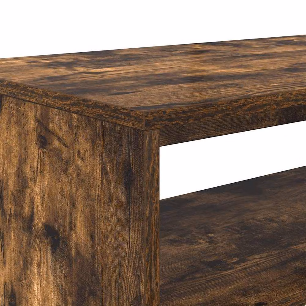 Berkfield Home Smoked Oak TV Cabinet in Brown, W/D/H: 60 x 40 x 40 cm – 5