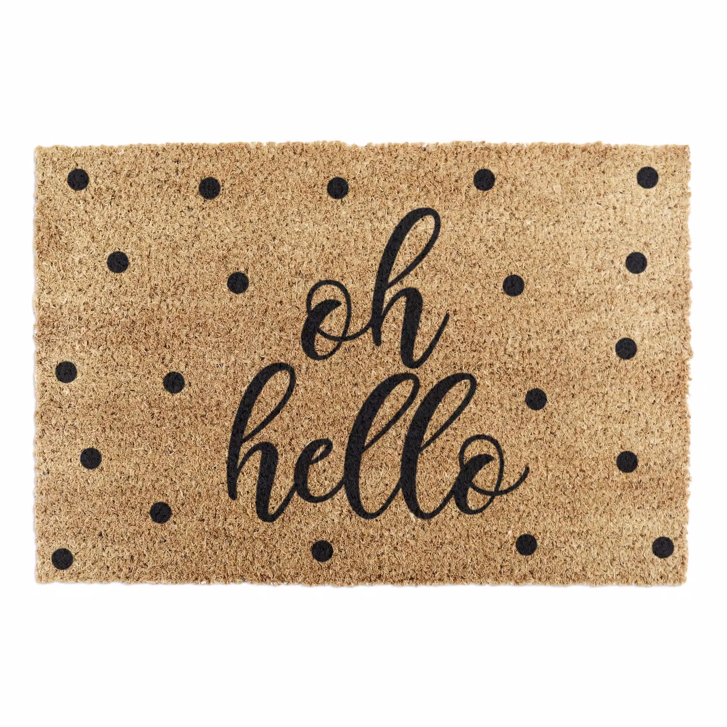 Artsy Mats Oh Hello Doormat in Black and Multicolour, W/D: 60 x 40 cm – 4