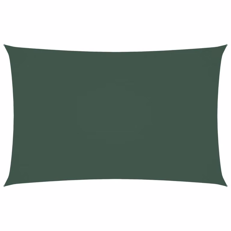 Berkfield Home Rectangular Oxford Fabric Sunshade Sail in Dark Green, W: 4.5 m, D: 2 m
