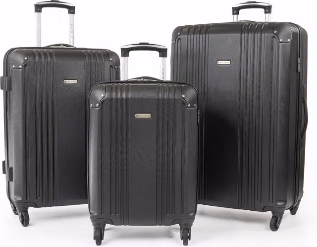 Gino Ferrari Business Travel Hard Shell Suitcase in Black, Large – 1