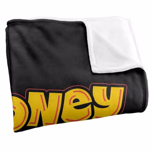 LOGOVISION Looney Tunes Group Under Logo Super Soft Silky Touch Fleece Throw Blanket, Multicolour, W: 91 cm x D: 147 cm – 2