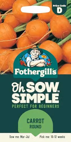 Mr Fothergill's Oh Sow Simple Orange Carrot Vegetable Seeds