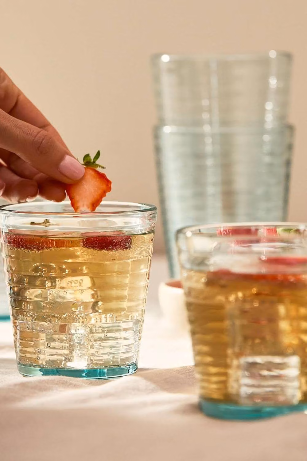 Royal Doulton Gordon Ramsay Maze Set of 4 Transparent Geometric Hiball Tumbler Glasses, 470 ml each – 2