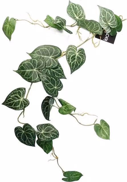 Leaf Green Artificial Hanging Rounded Ivy Plant, 100 cm